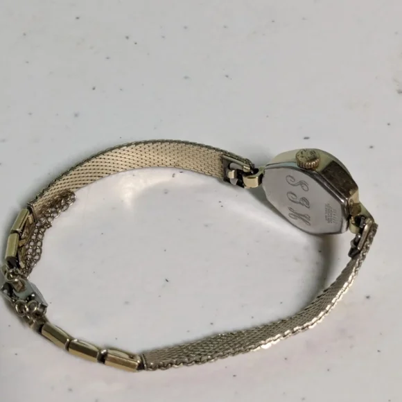 Benrus RARE Vintage 60s 14K Gold 20 Micron Plating Women's Watch - Working Watches